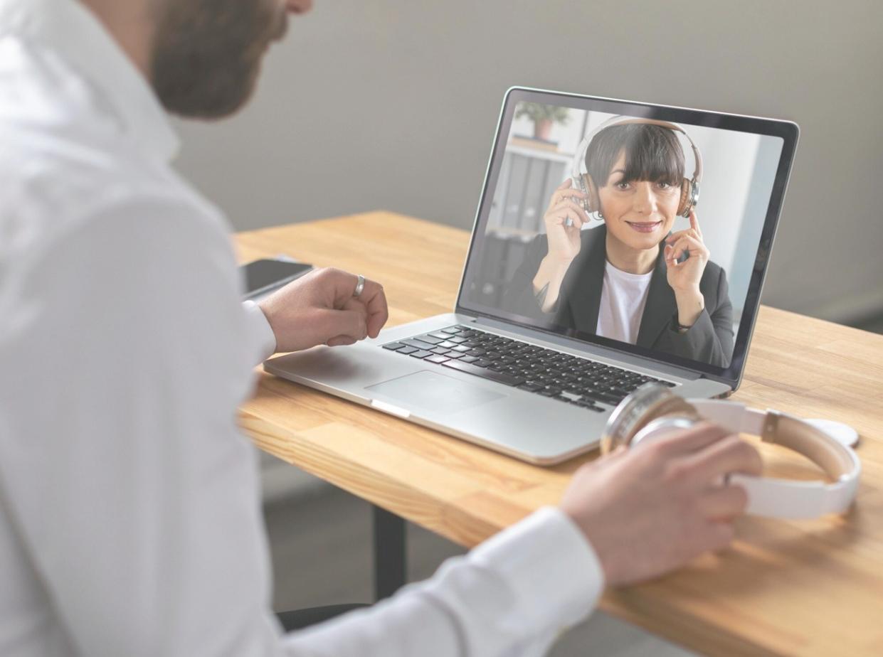 Student reviewing financial documents